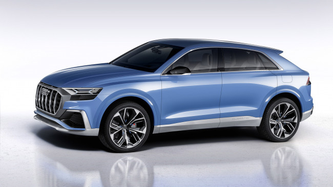 Обои картинки фото audi q8 concept 2017, автомобили, audi, 2017, concept, q8