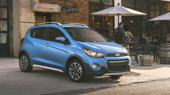 Обои картинки фото chevrolet spark activ 2017, автомобили, выставки и уличные фото, activ, spark, chevrolet, 2017