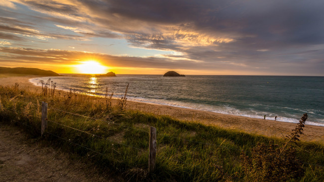 Обои картинки фото природа, побережье, рассвет