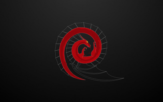 Обои картинки фото компьютеры, debian, фон, логотип