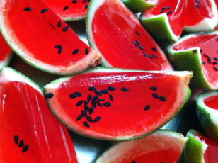 Картинка еда арбуз ломтики