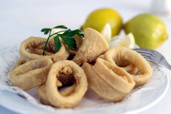 Картинка еда рыбные+блюда +с+морепродуктами кальмар