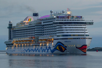 Картинка aidaprima корабли лайнеры круиз лайнер