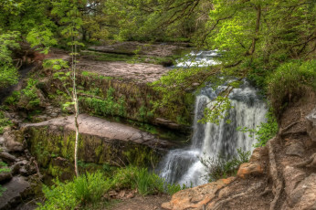 Картинка природа водопады простор