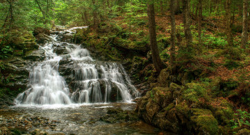 Картинка природа водопады простор