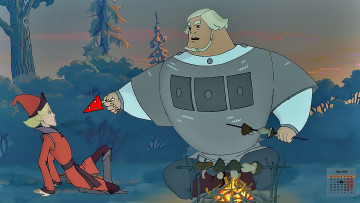 Картинка календари кино +мультфильмы мужчина 2018 гриб костер парень взгляд