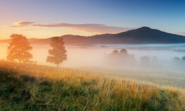 Картинка природа восходы закаты простор