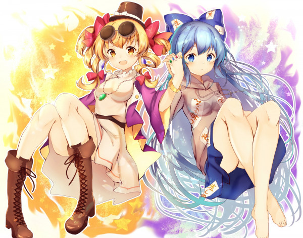 Обои картинки фото аниме, touhou