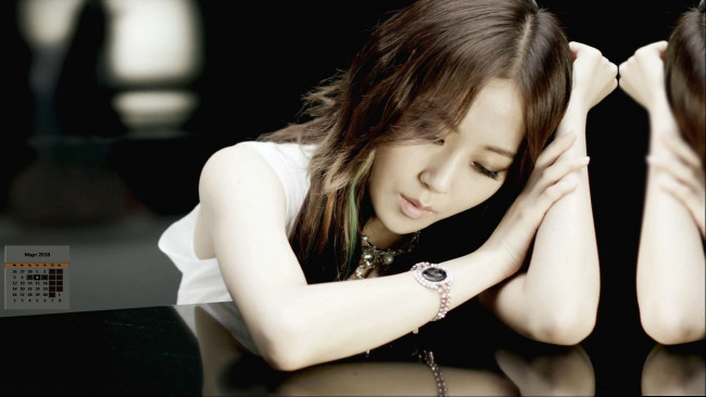 Обои картинки фото календари, девушки, часы, 2018