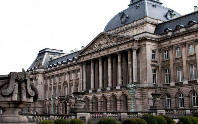 Обои картинки фото города, брюссель , бельгия, здание, колонны