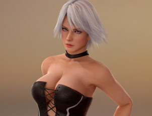 Картинка 3д+графика люди+ people девушка взгляд фон