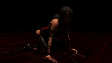 Картинка 3д+графика люди+ people фон взгляд девушка