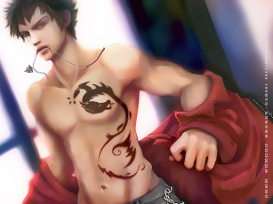 Картинка календари аниме мужчина 2019 calendar рисунок тату дракон