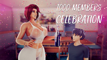 Картинка 3д+графика люди+ people парень бутылка красивая девушка