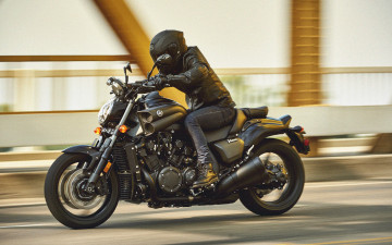 Картинка 2020+yamaha+vmax мотоциклы yamaha гонщик на байке размытые движения супербайк 2020 года дорога vmax