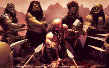 Картинка календари фэнтези calendar оружие существо гоблин 2019