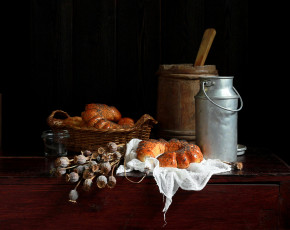 Картинка еда хлеб +выпечка мак сдоба выпечка