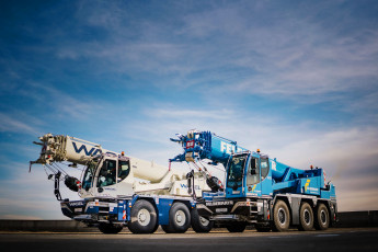 Картинка техника краны liebherr