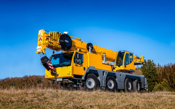 обоя техника, краны, liebherr
