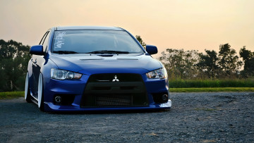 Картинка автомобили mitsubishi lancer evo x jdm cars tuning japanese japan car