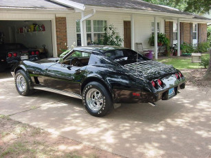 Картинка corvette 1976 l82 автомобили выставки уличные фото