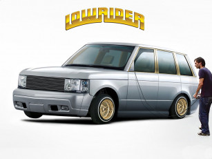 Картинка range rover lowrider автомобили