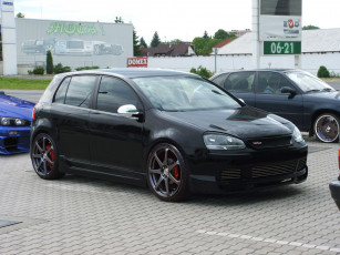 Картинка volkswagen golf автомобили