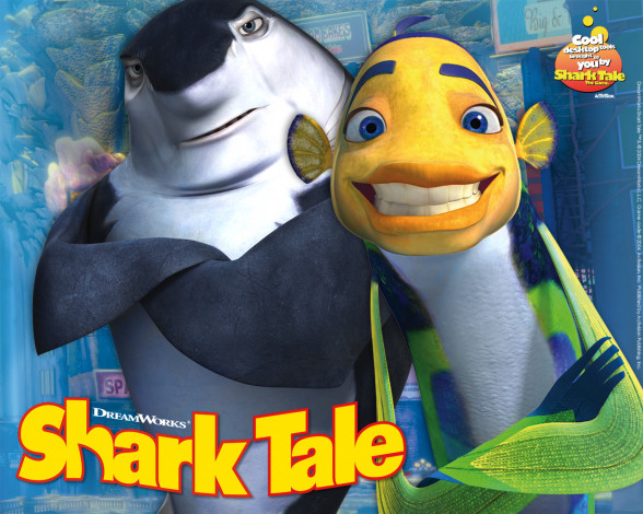 Обои картинки фото мультфильмы, shark, tale