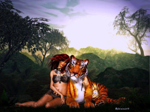 Картинка любовь v+ 3д графика fantasy фантазия