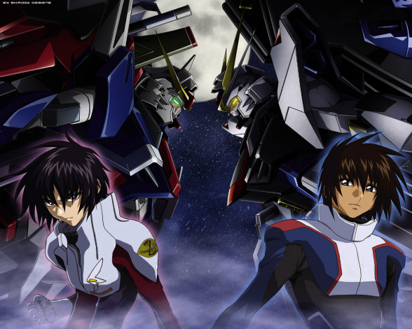 Обои картинки фото аниме, gundam, seed