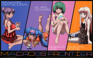 Картинка аниме macross frontier