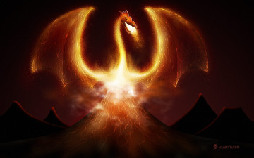 Картинка фэнтези драконы