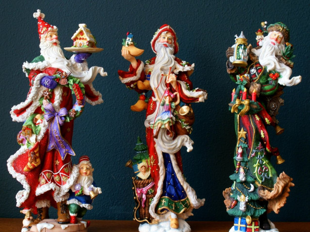 Обои картинки фото праздничные, фигурки