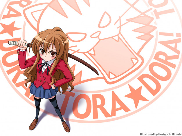 Обои картинки фото toradora, аниме
