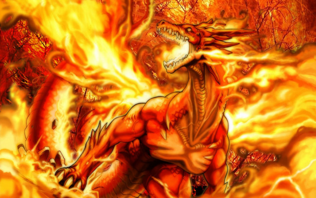 Обои картинки фото фэнтези, драконы