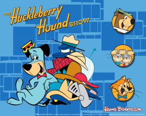 Картинка пёс хакльберри мультфильмы the huckleberry hound show