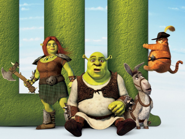Обои картинки фото шрэк, навсегда, мультфильмы, shrek, forever, after