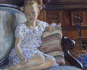 Картинка иван глазунов олечка рисованные