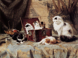 Картинка henriette ronner knip рисованные