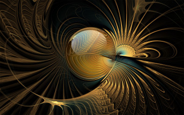 Картинка 3д графика fractal фракталы