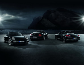 Картинка 2011 porsche boxster black edition автомобили