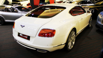 Картинка bentley continental gt автомобили выставки уличные фото великобритания премиум-класс motors