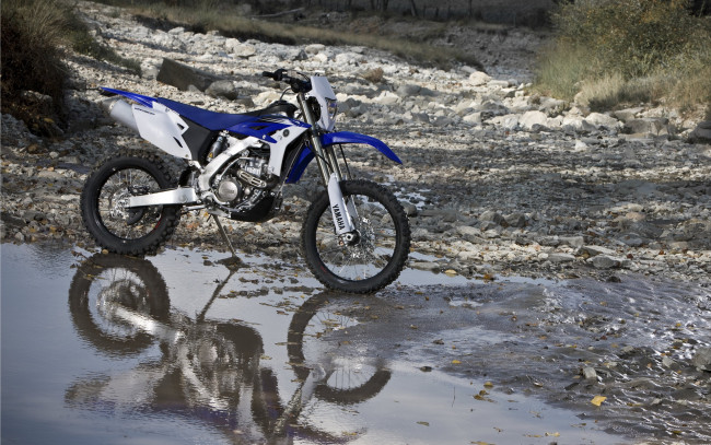 Обои картинки фото мотоциклы, yamaha, 450f