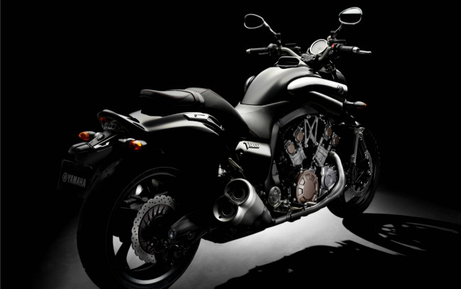 Обои картинки фото мотоциклы, yamaha, motorcycle, vmax