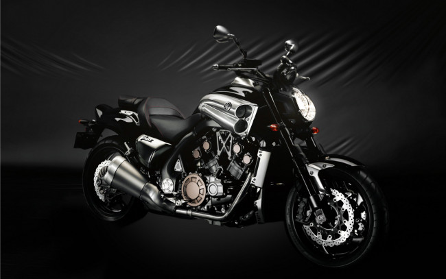 Обои картинки фото мотоциклы, yamaha, motorcycle, vmax