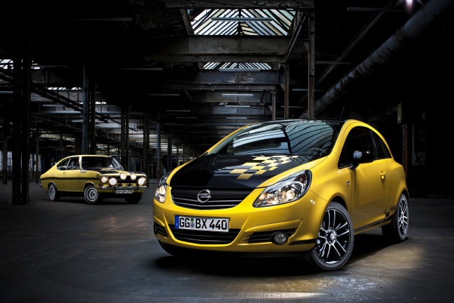 Обои картинки фото 2010, opel, corsa, color, race, автомобили