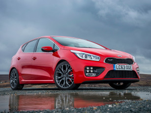 Картинка автомобили kia ceed gt uk-spec 2013 красный