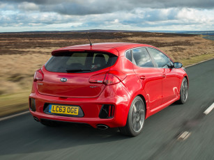 Картинка автомобили kia ceed красный 2013 uk-spec gt