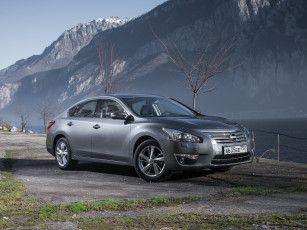 Картинка автомобили nissan datsun l33 teana темный 2014