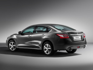 обоя автомобили, nissan, datsun, темный, 2014, l33, teana